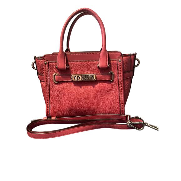 Coach Swagger Pink Double Handle Crossbody Mini - Picture 1 of 13